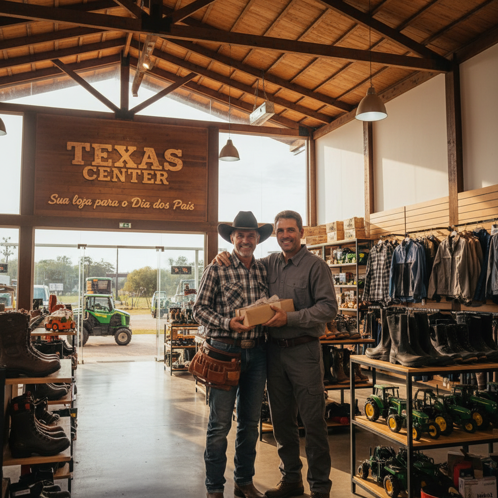 Dia dos Pais no agro: guia de presentes e looks para celebrar com estilo! — Texas Center: a melhor loja para o Dia dos Pais no agro