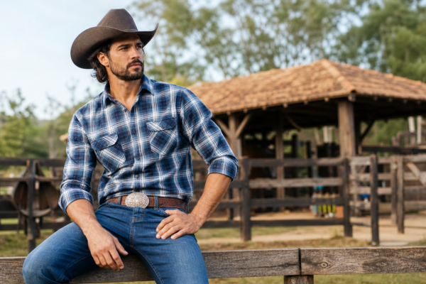 Como usar camisa xadrez masculina: dicas de looks e combinações country
